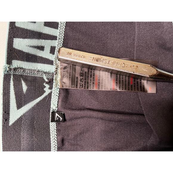 Gymshark flex dry high rise charcoal gray seamless 27” leggings Sz Small gym Y2K - Picture 7 of 10